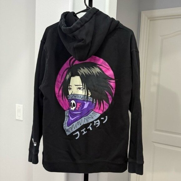 Hypland Hunter X Hunter Feitan Portor Mens Medium Hoodie Sweatshirt Anime Black - Picture 1 of 4